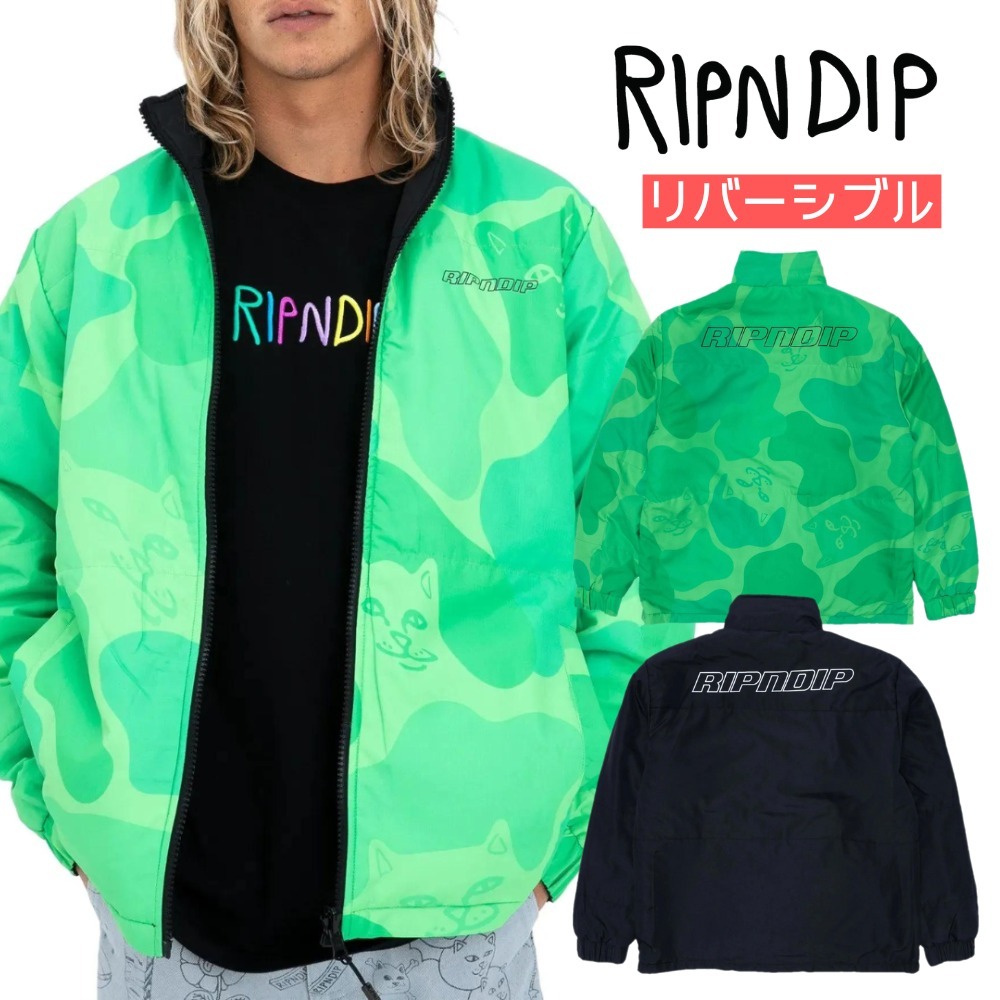送料関税込♪RIPNDIP/Neo Nerm Reversible Field Puffer Jacket