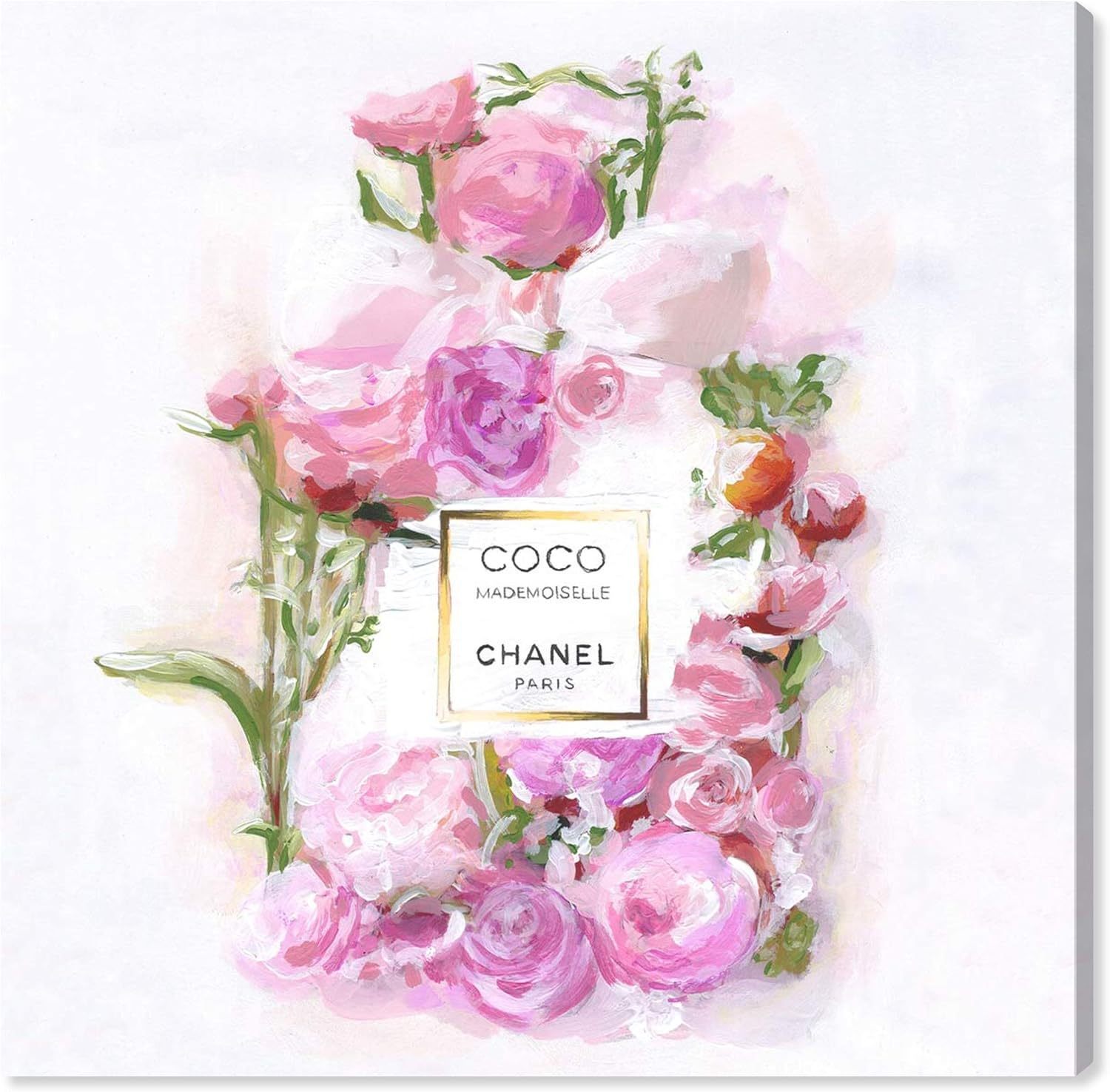 Oliver Gal 102x102cm キャンバス Bottle Bouquet キャンバス