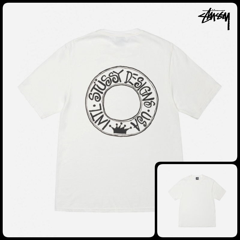 【ステューシー】Stussy Buana Pigment Dyed T-Shirt Natural