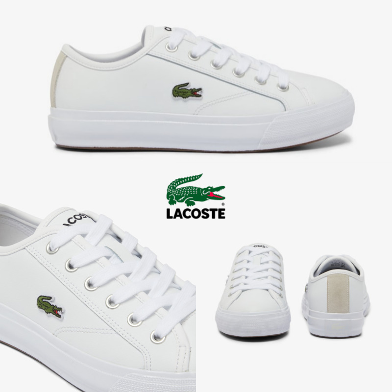 【LACOSTE】 ★ Back Court Sneakers ★ White