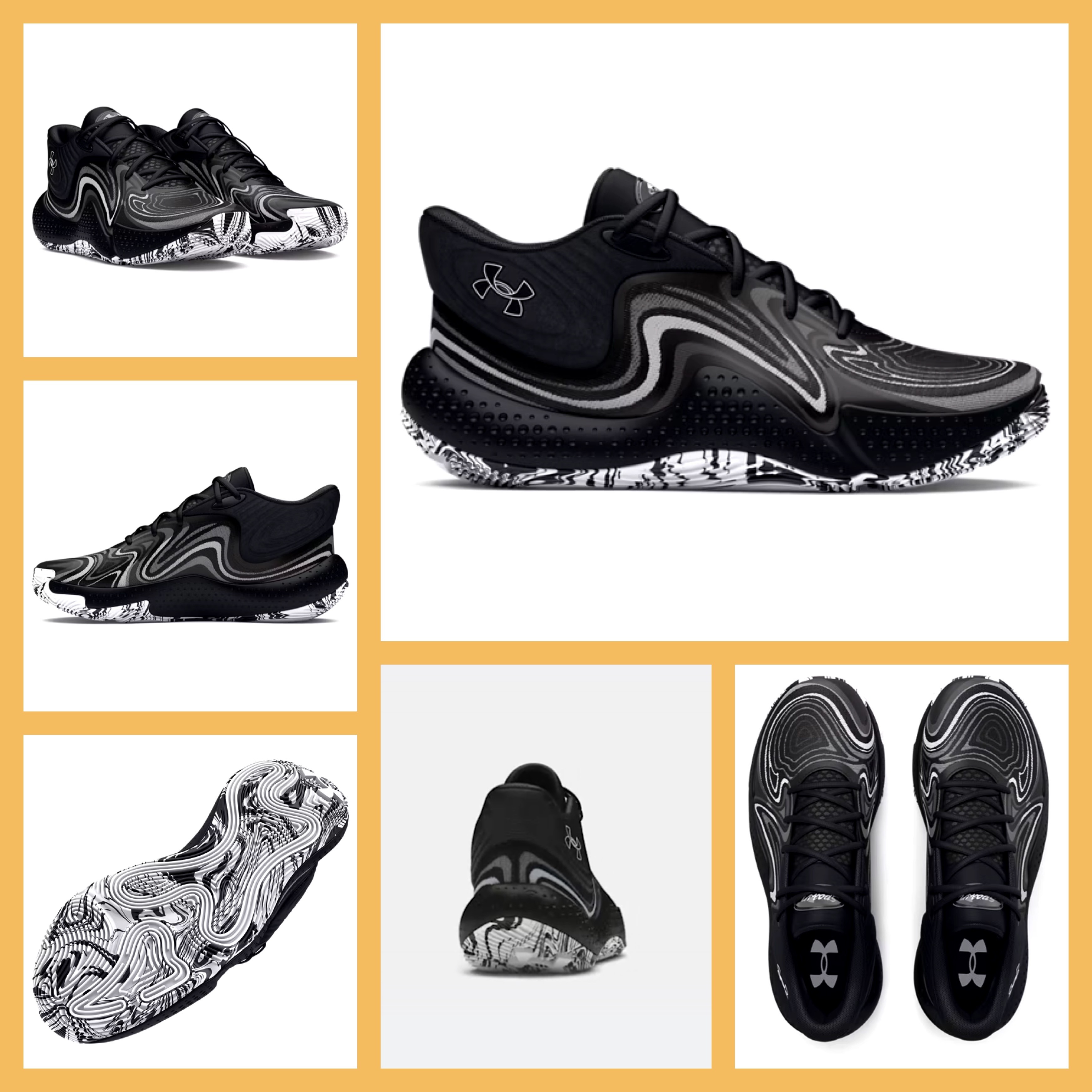 《☆超人気☆》☆UNDER ARMOUR☆UA Spawn 6 Mid☆Black
