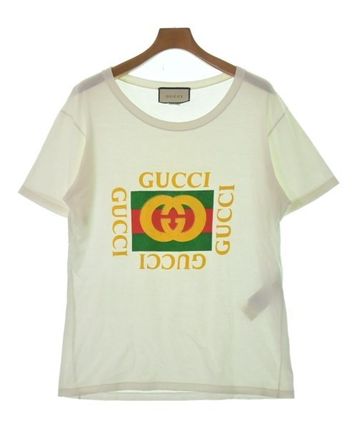 GUCCI グッチ Tシャツ・カットソー 白 S 4103625Y0094 ホワイト(白)系 S GUCCI(グッチ) Tシャツ・カットソー(メンズ
