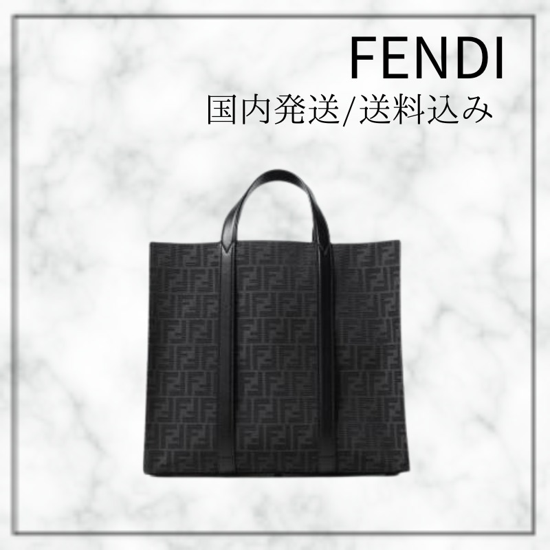 【FENDI】FFジャカードファブリック トートバッグ