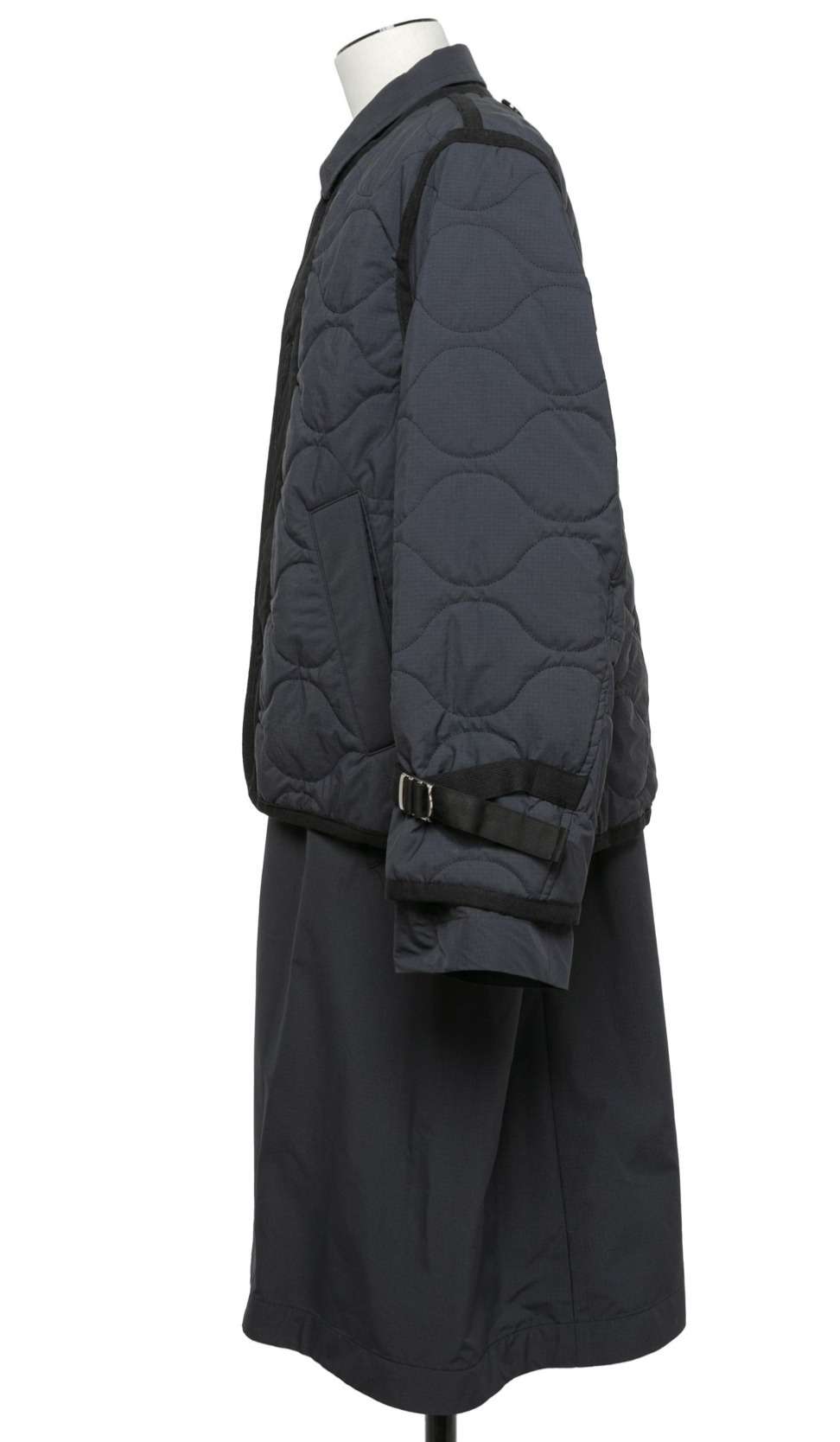 洗練された個性》【sacai】リップストップキルティングコート
