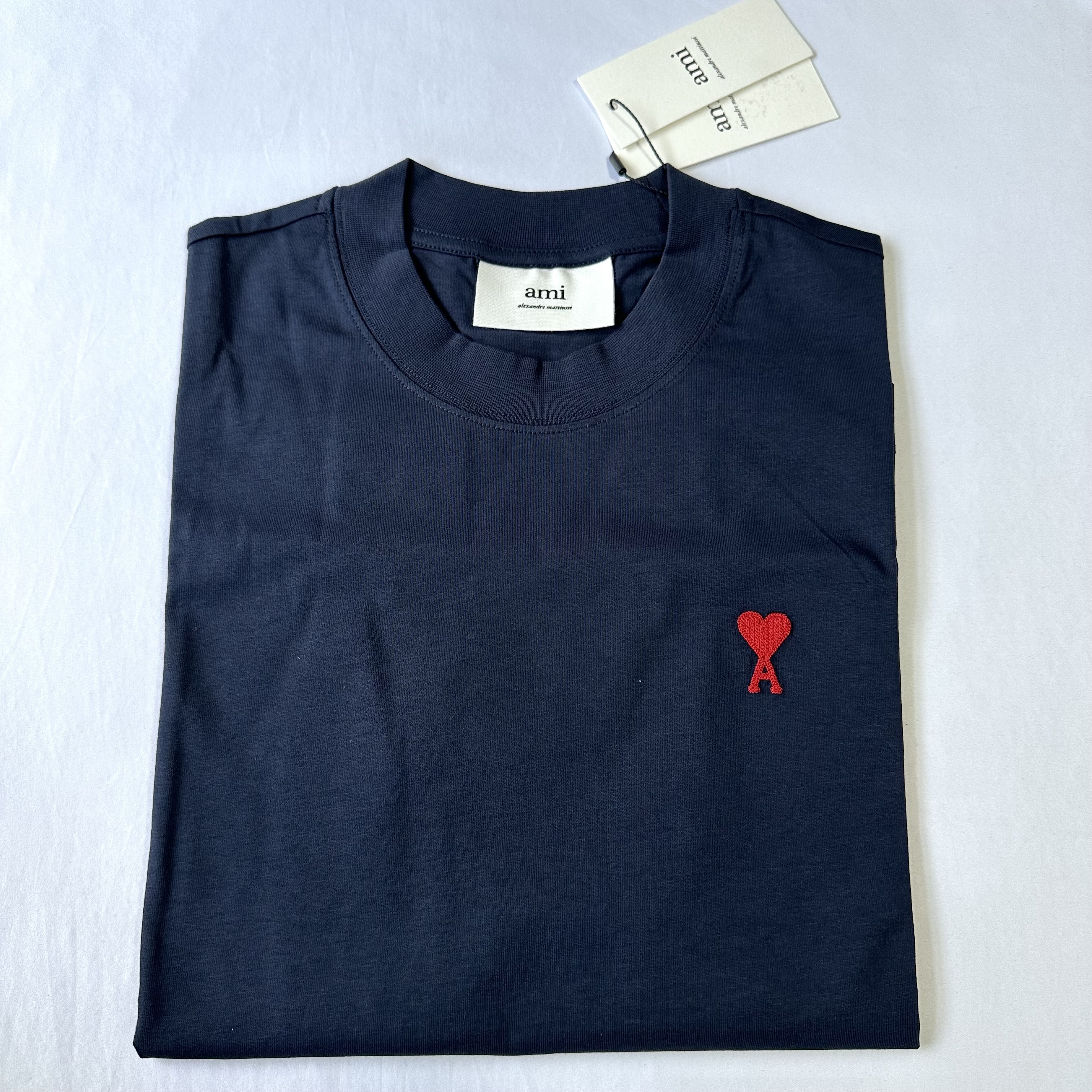 [関税込] Ami Paris AMI DE COEUR コットンジャージー Tシャツ