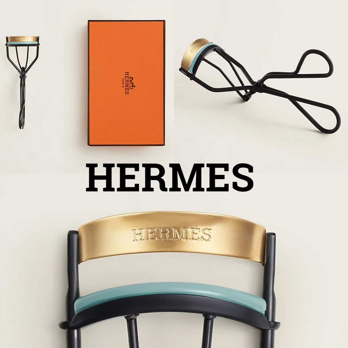 ギフトにもぴったり♪HERMES ビューラー メイク道具