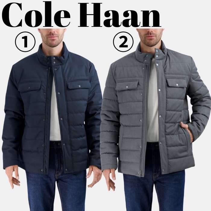 【Cole Haan】レインジャケット / Men's Hooded Rain Jacket