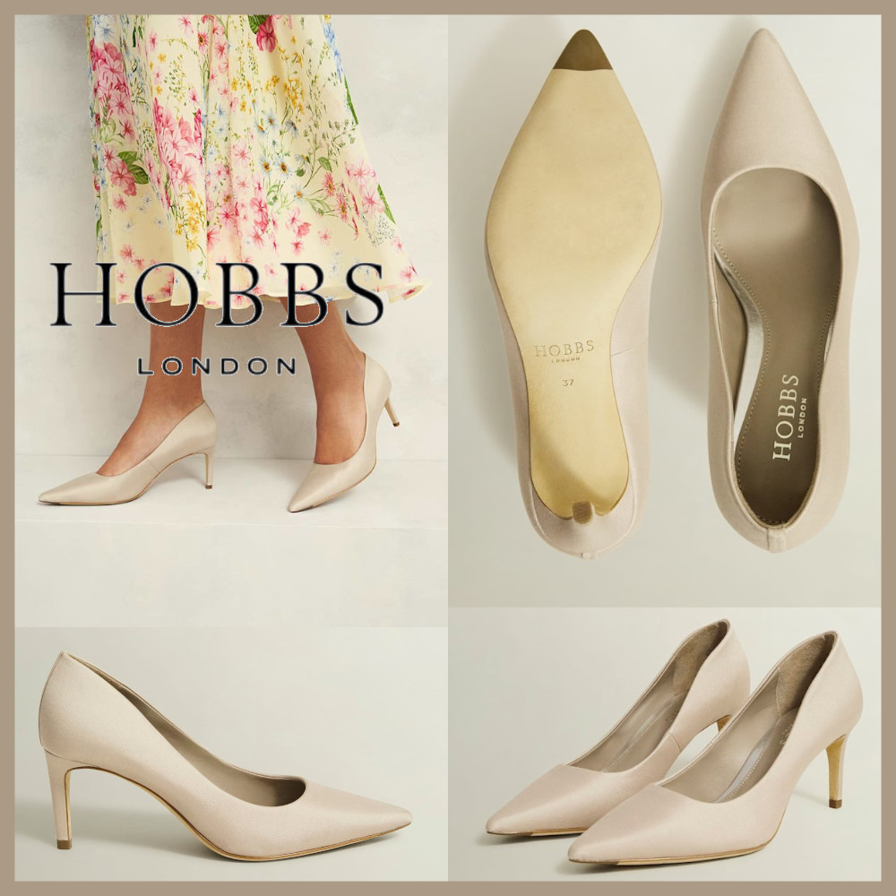 ★Hobbs London★ レイラ ウール シルク コートシューズ
