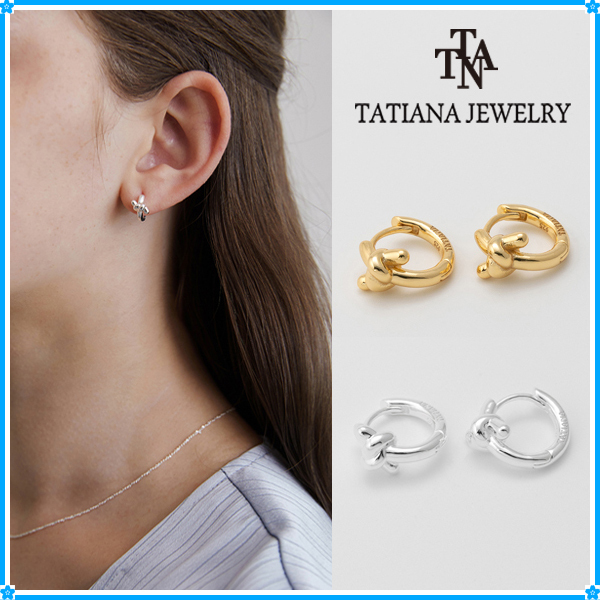 【TATIANA】Volume Rope Hoop Earring EC3101〜ピアス★韓国発