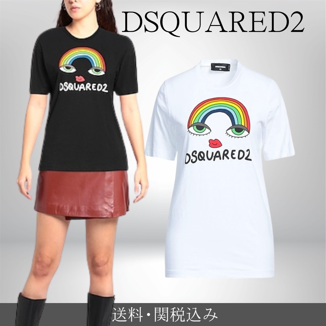 DSQUARED 2 ディースクエアード コットン ロゴ Tシャツ