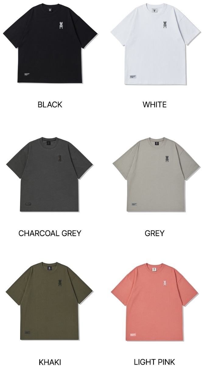 韓国 Life Work】シリコーンラドクワペン半袖Tシャツ