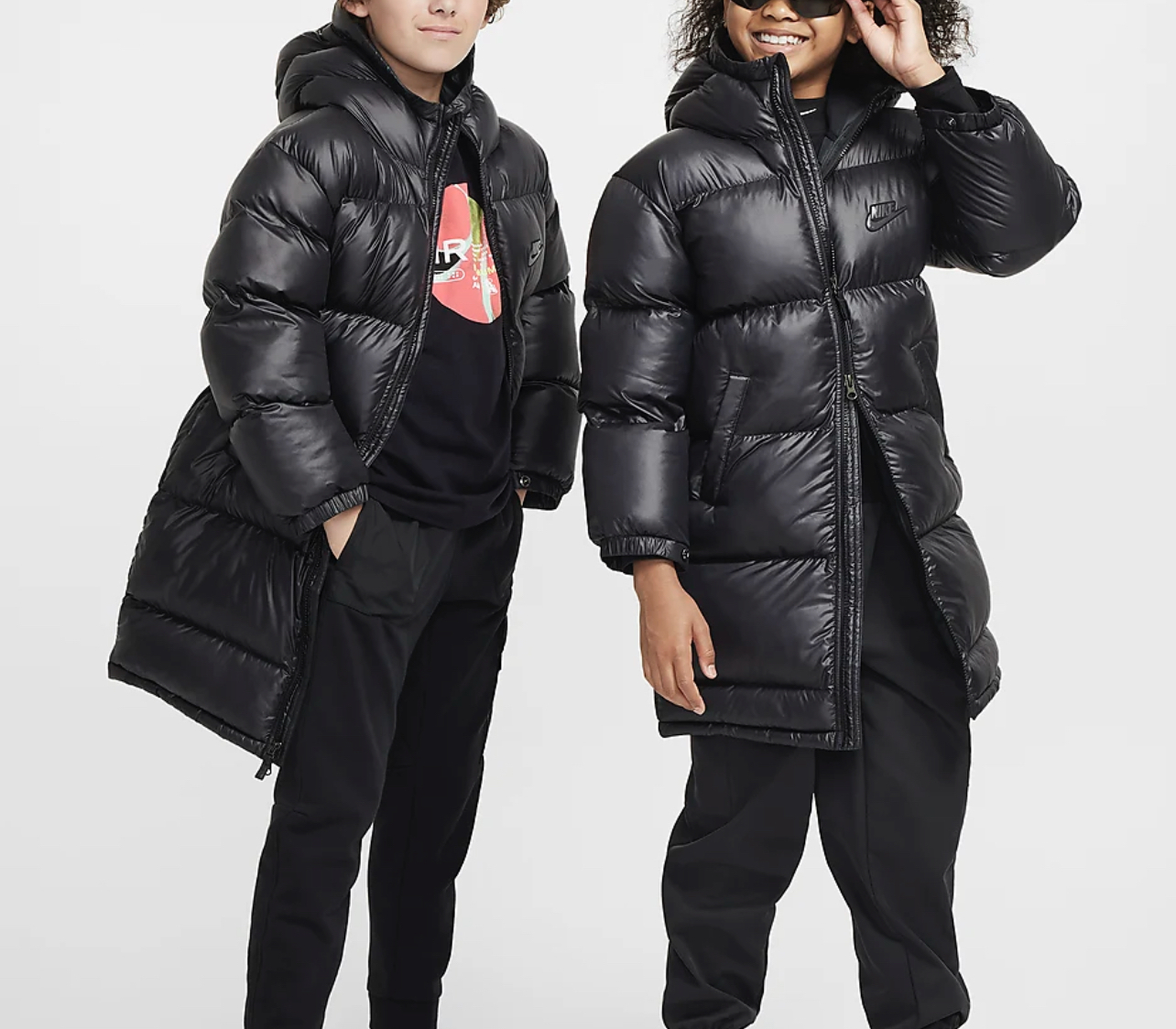 即発有り 大人もOK フーディパファーコート NIKE