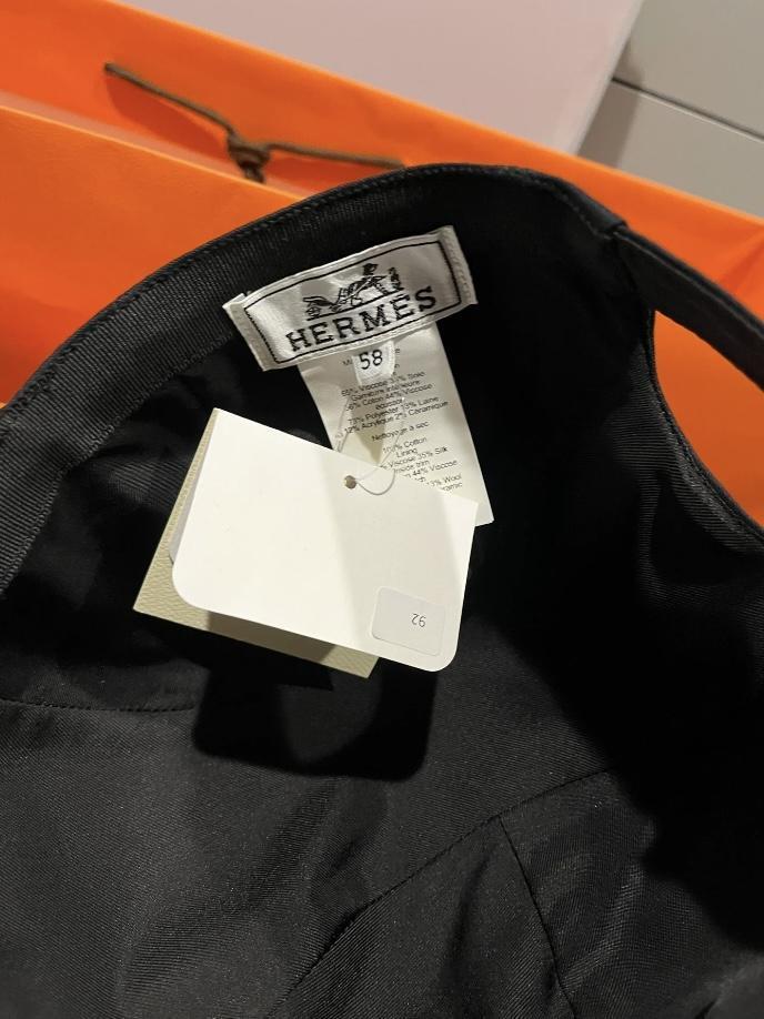 《使いやすい♪》HERMES キャップ デイヴィス・Hセリエ