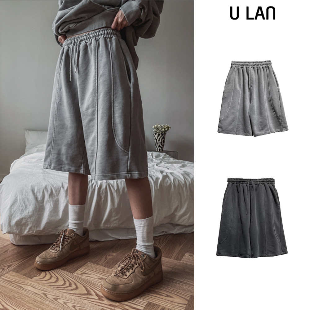 【U LAN】Pig incision set-up half training pants