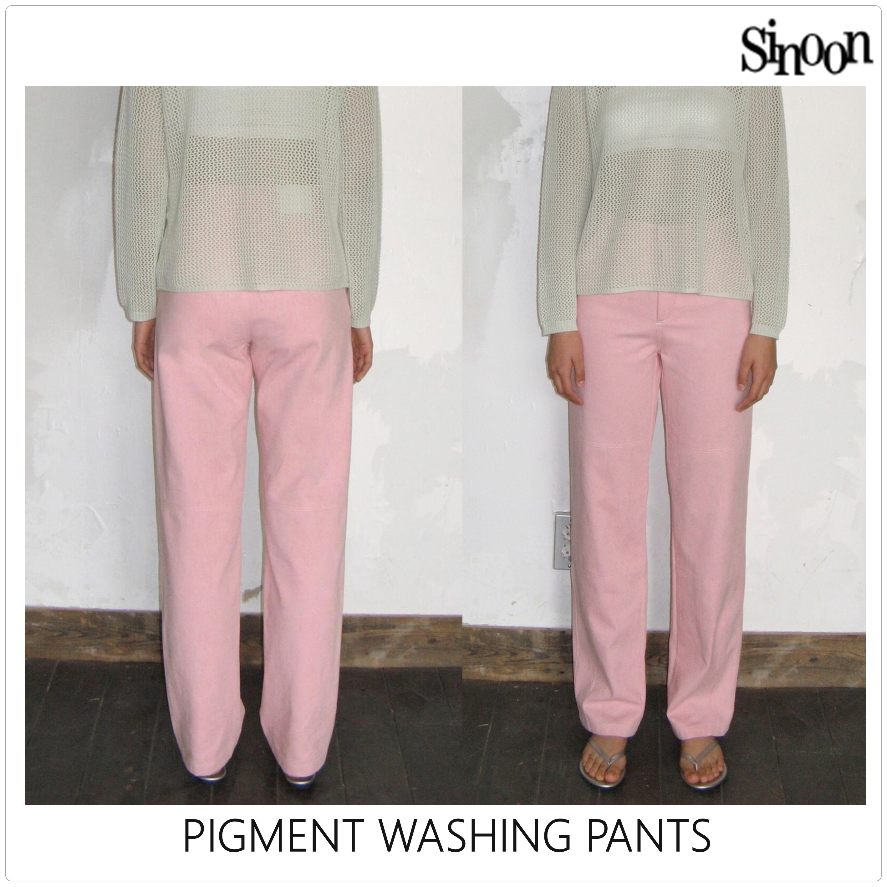 [Sinoon] PIGMENT WASHING パンツ★新作★韓国ファッション★