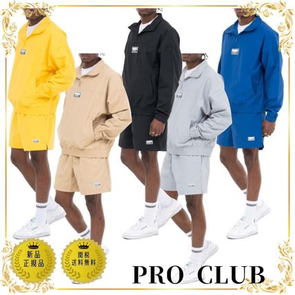 すぐ届く【PRO CLUB プロクラブ】ハーフジップ セットアップ ハーフジップ PRO CLUB(プロクラブ) セットアップ(メンズ