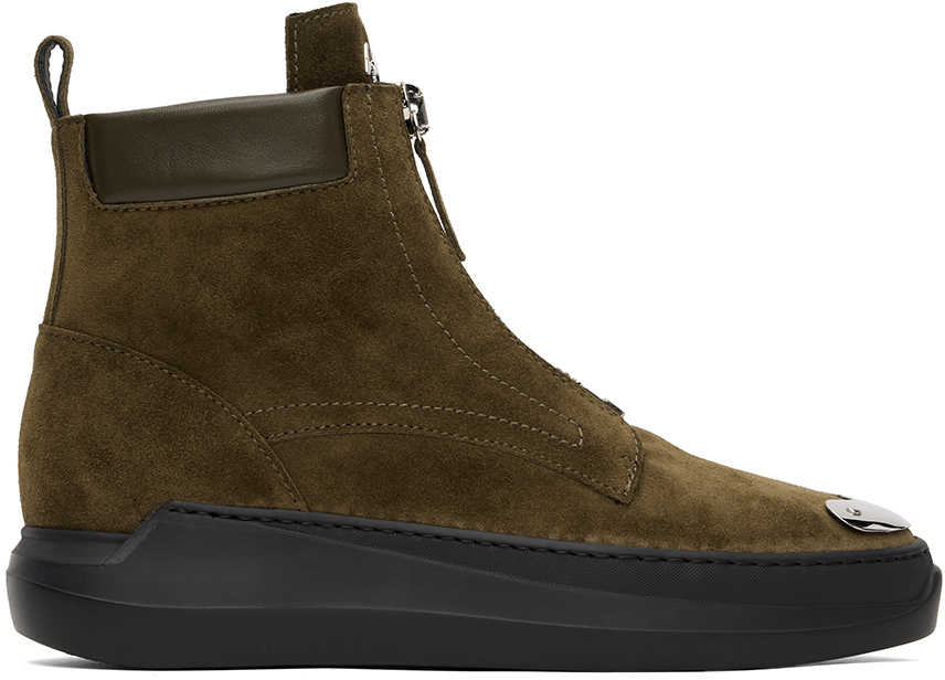 【関税込み】Giuseppe Zanotti カーキ Kashton スニーカー