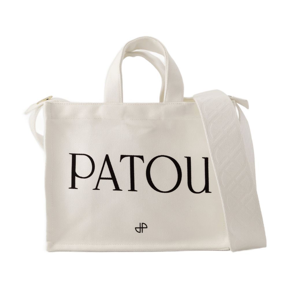 【関税込み】Patou Small Tote Bag - Patou - Cotton - Cream