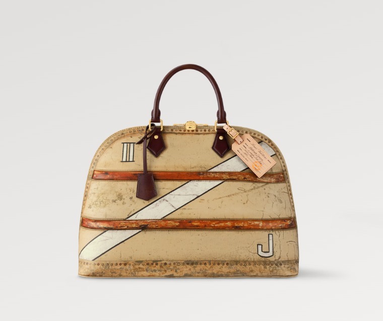 Louis Vuitton バッグ《Alma XL》Beige レザー/キャンバス 直営