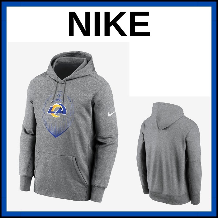 【NIKE】Los AngelesRamsIconMen’sNikeThermaNFLPulloverHoodie