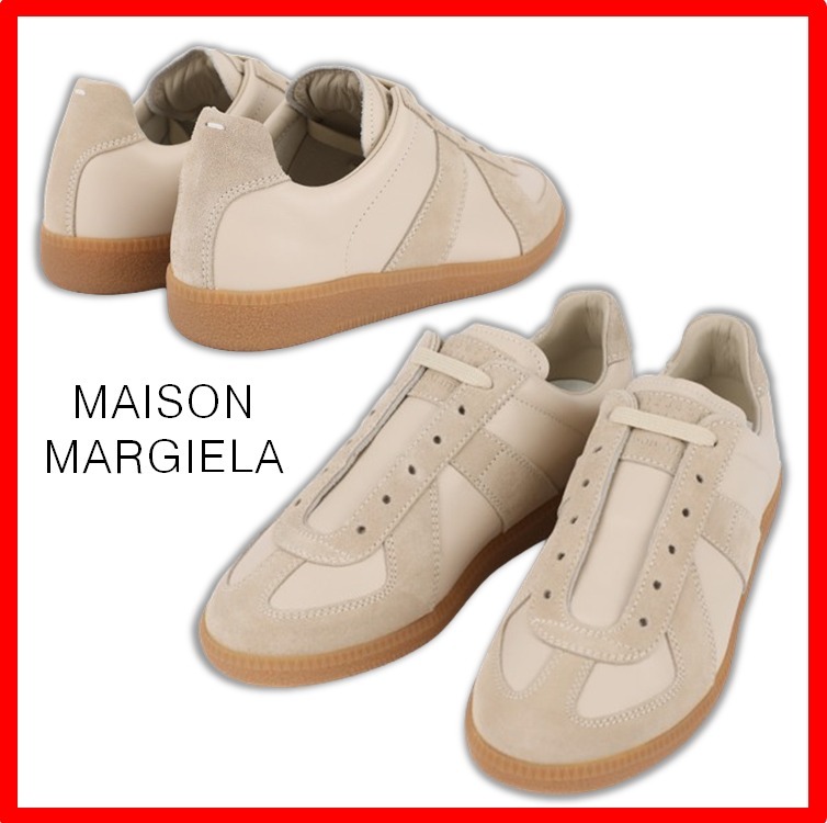 ☆【MAISON MARGIELA】☆レプリカ女性スニーカー BEIGE☆