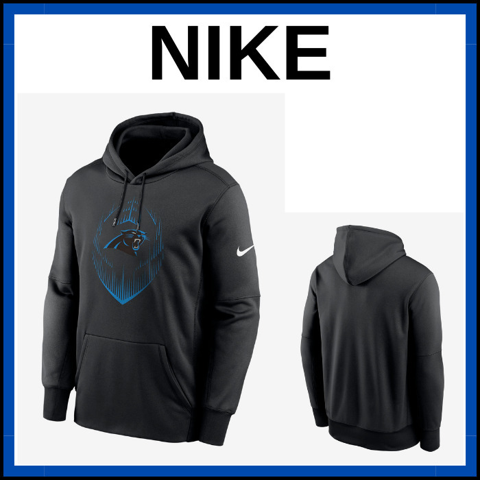 【NIKE】CarolinaPanthersIconMen’sThermaNFLPulloverHoodie