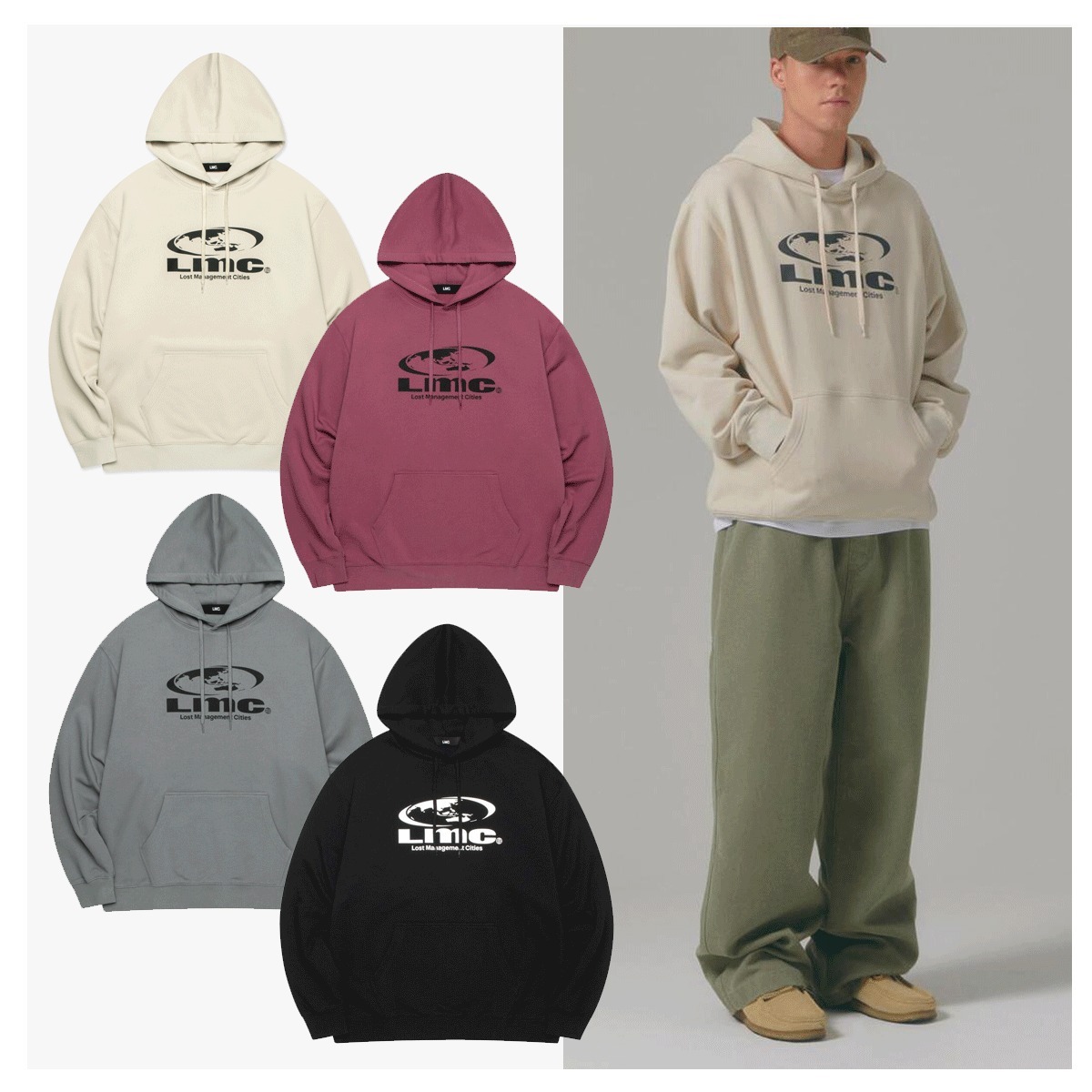 パーカー・フーディ LMC OVAL GLOBE HOODIE SA122
