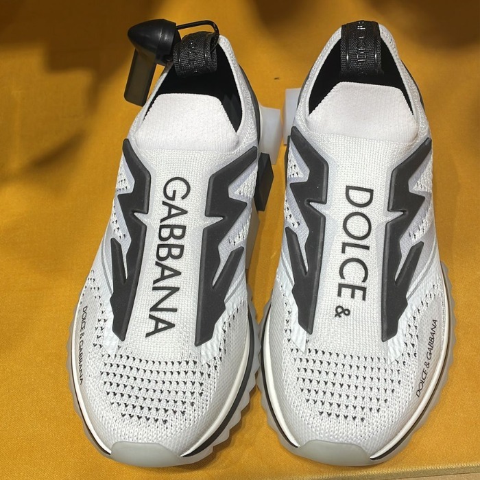 希少 DOLCE&GABBANA ドルガバ DG ロゴ メンズ スニーカー