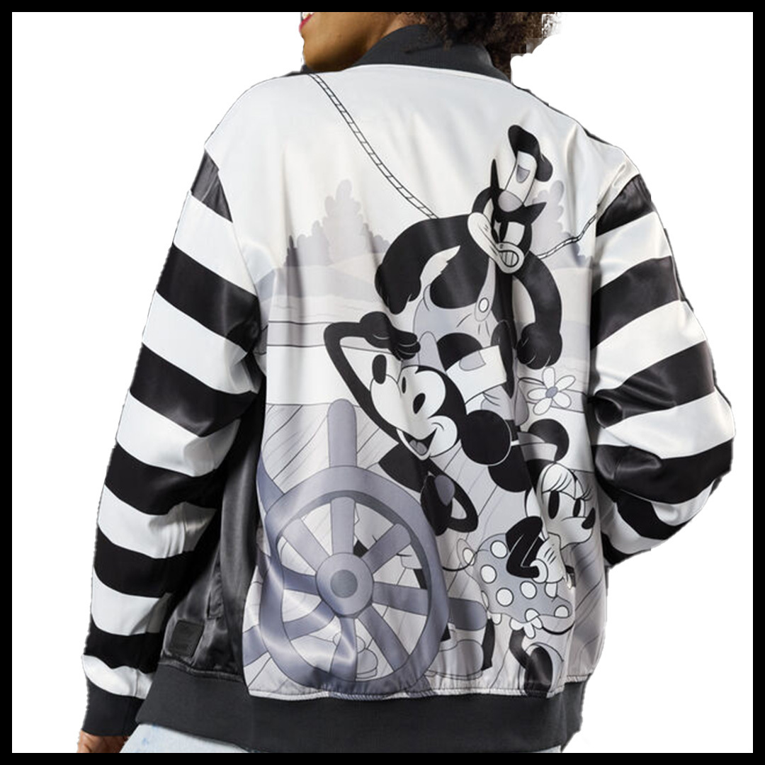 限定! Loungefly D23 蒸気船ウィリー ボンバー ジャケット