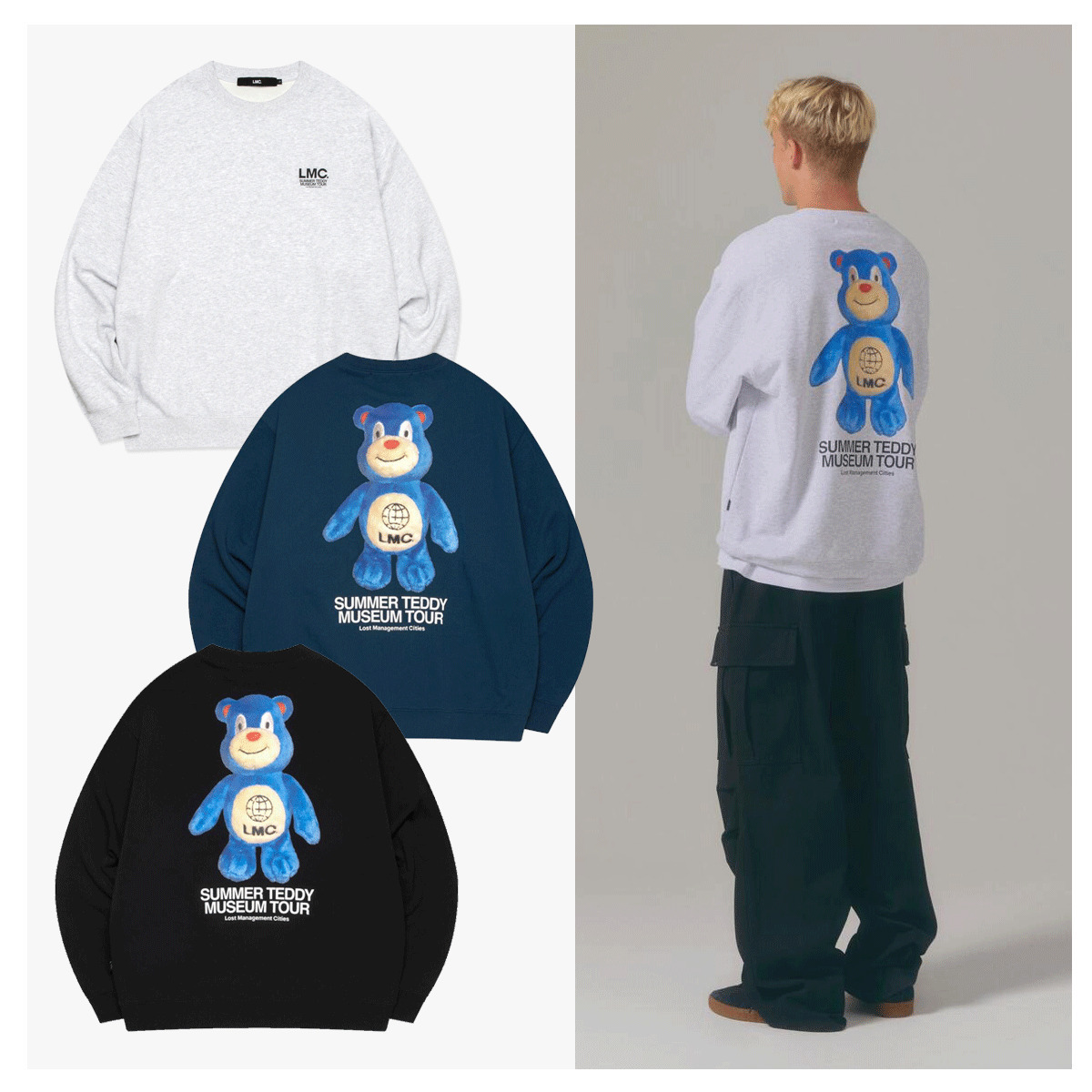 スウェット・トレーナー LMC SUMMER TEDDY MUSEUM TOUR SWEATSHIRT SA126