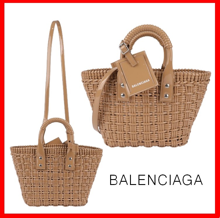 ☆【BALENCIAGA】☆ビストロ XS バスケットトートバッグ☆BEIGE