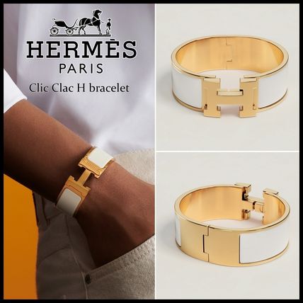 レディース 福袋 (セール) -ファッション通販 ホワイト（白）系 バングル ゴールド HERMES(エルメス) 海外 - アクセサリー
