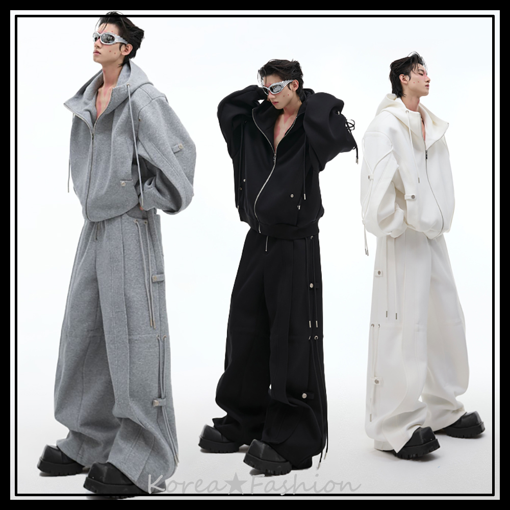 Argue Culture上下セットジップフーディパーカーウェットパンツ