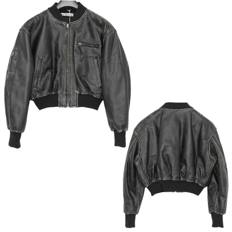 Acne Studios☆ウォッシュド エイジング レザージャケット