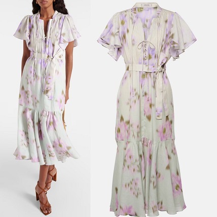 DOROTHEE SCHUMACHER フローラル ミディ ドレス