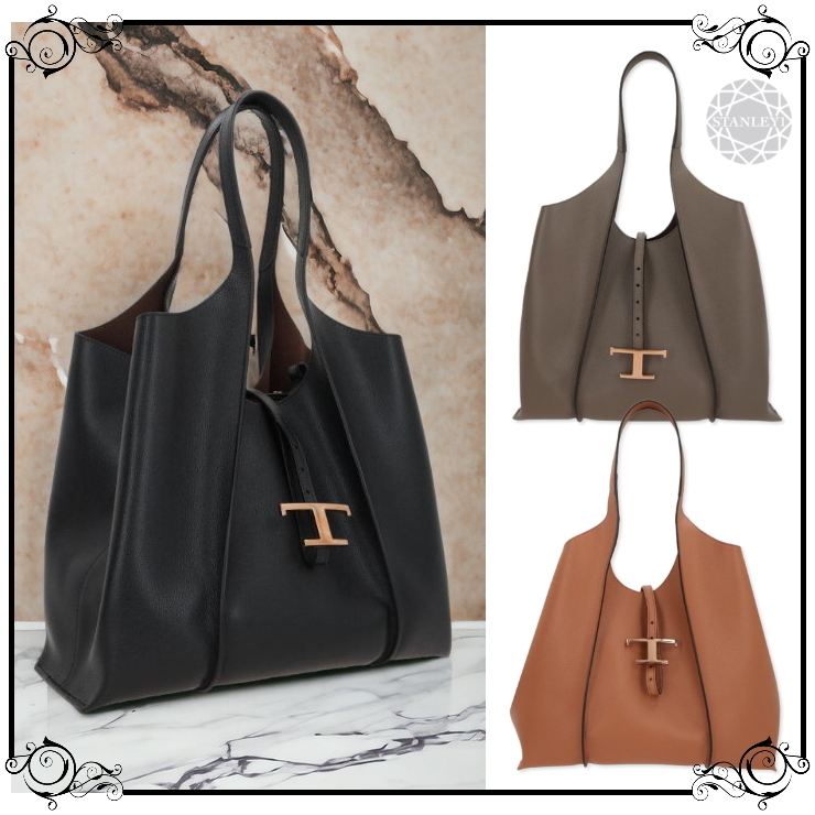【TOD'S】Timeless ミディアム レザー ショッピングバッグ