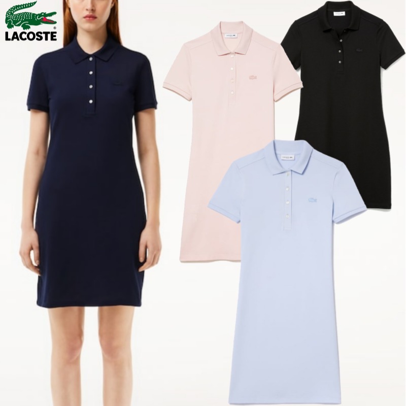 【LACOSTE】 ★ Slim Fit Mini Pique Polo Dress ★
