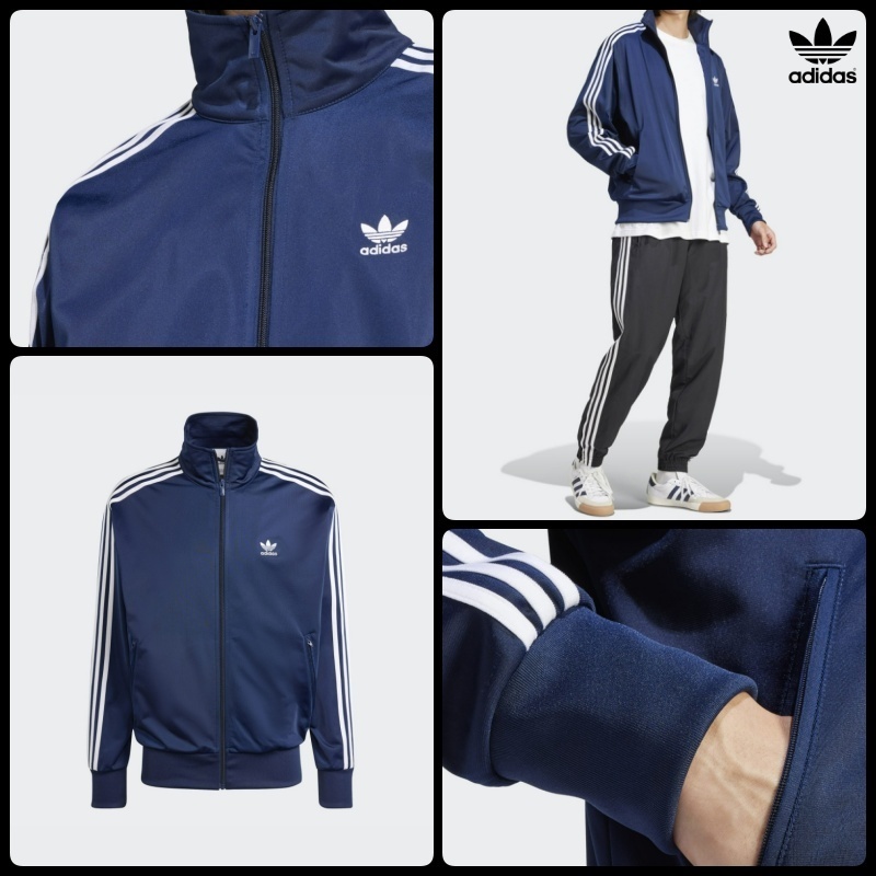 【アディダス】Adidas Classic Firebird Track Top Night Indigo