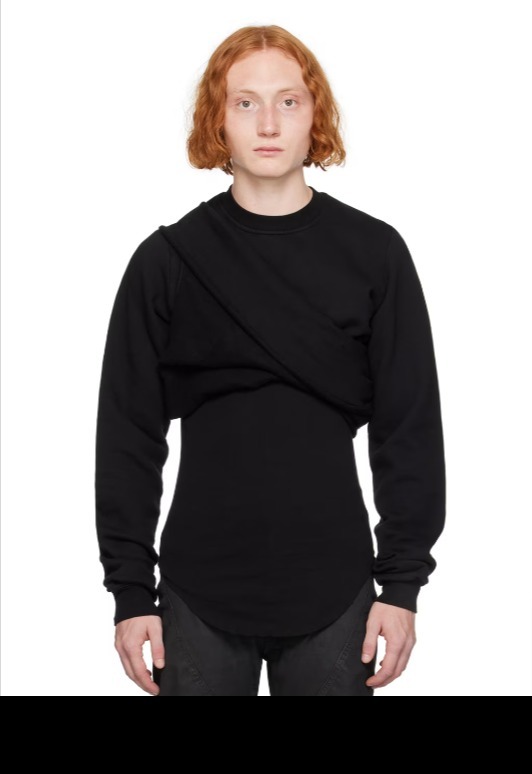 【人気！】Rick Owens DRKSHDW カットアウト スウェットシャツ