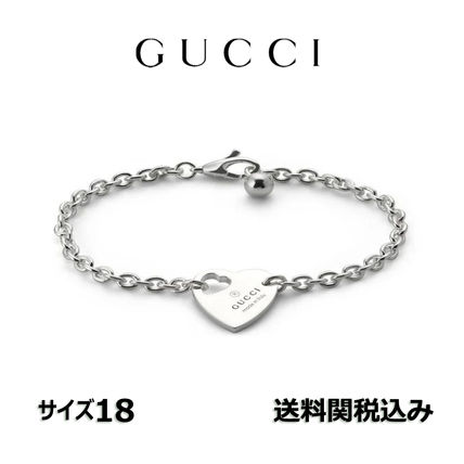 GUCCI ロゴチャーム チェーンブレスレット