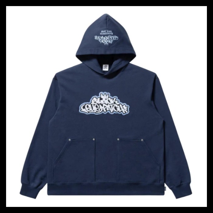 《ブラックアイパッチ》STYLE SCRIPT DOUBLE POCKET フーディ