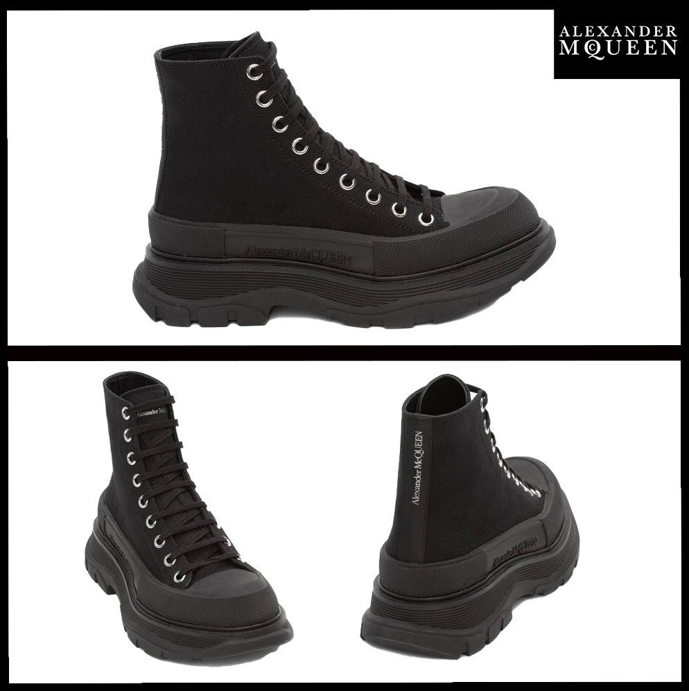 ★Alexander Mcqueen★Women's Tread Slick Boot in Black★