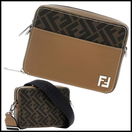 FENDI 上品 カメラバッグ 3WAYショルダー 人気 FF ロゴ Diagonal Amazon | [フェンディ] ショルダーバッグ カメラバッグ ROMA