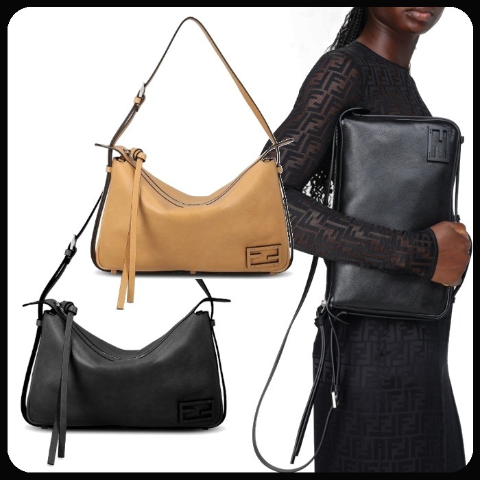 関送込 FENDI シンプリー フェンディ ミディアム