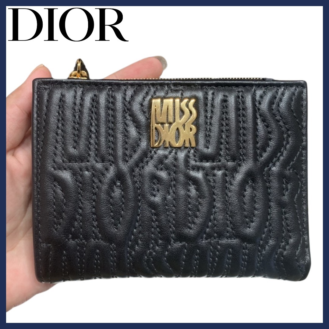 【トレンド感あふれる】ディオール Miss Dior Dahliaウォレット 新作】DIOR トレンド♪Miss Dior Dahlia ウォレット (Dior