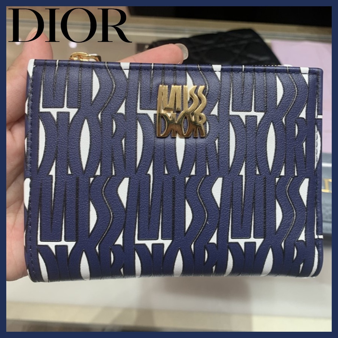 【新作】DIOR モダンで実用的♪Miss Dior Dahlia ウォレット