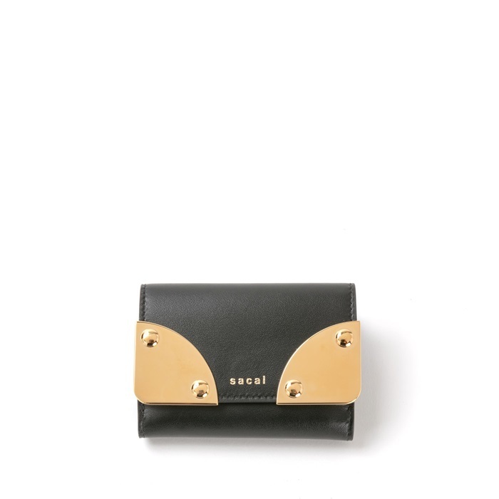 sacai 国内買付 Corner Metal Trifold Wallet (sacai/折りたたみ