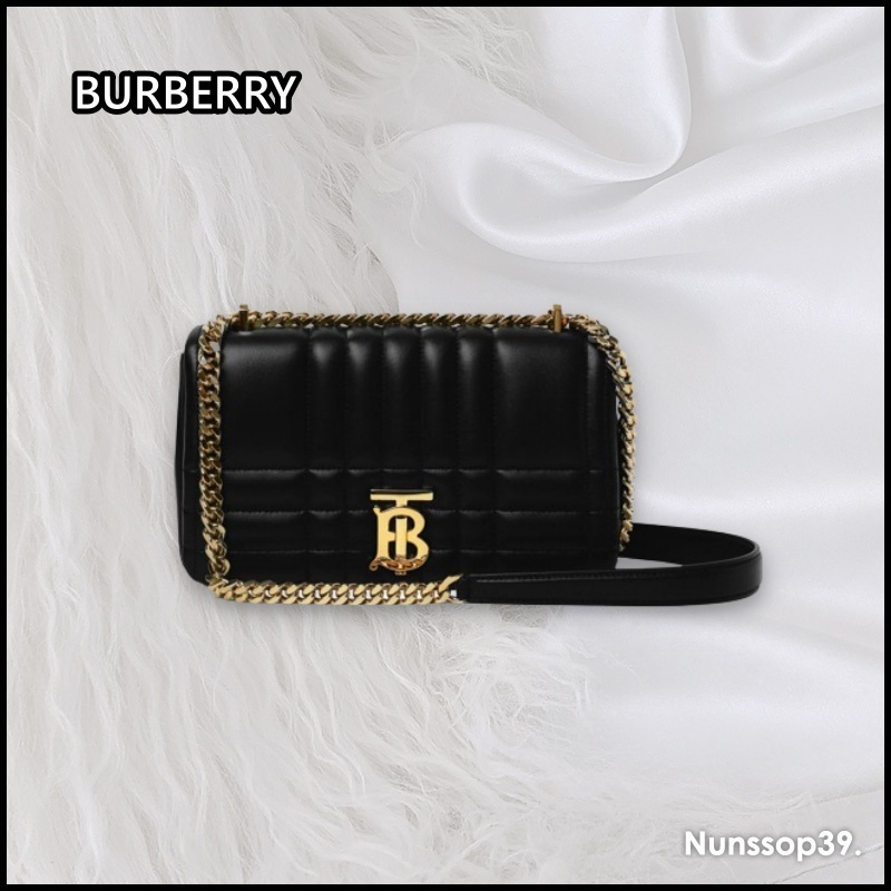 《BURBERRY》 TB モノグラム スモール チェーン クロスバッグ