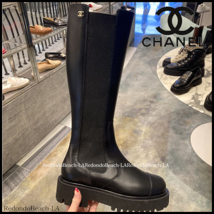 CHANEL 2024AWサイドゴアロングブーツ35未使用⭐︎店舗完売品