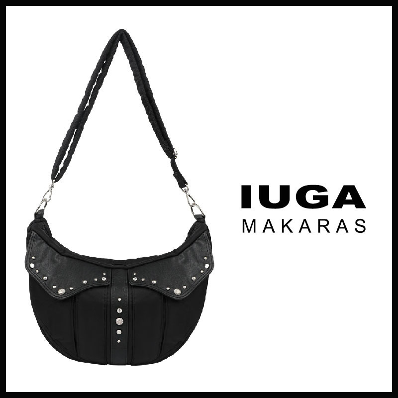 【IUGAMAKARAS】XSONGFIELD STUDDED WESTERN SHOULDER BAG